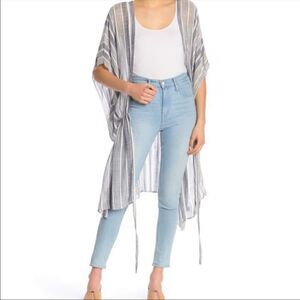 Melrose and Market Tie Front Duster Cover Up